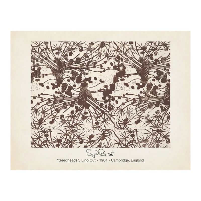 Seedheads Folded Note Card