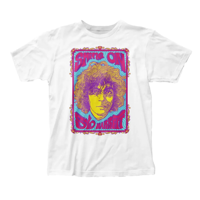 Swirly Portrait White T-Shirt